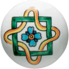 C'ERA UNA VOLTA - Pomello in porcellana diametro 3.5cm con vite quadrata VE/G.