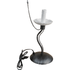 C'ERA UNA VOLTA - Abatjour E14 piattino diametro 12 cm con candela.