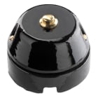 C'ERA UNA VOLTA - Pulsante tasto ottonato 6A 250V D.80mm noir.