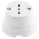 C'ERA UNA VOLTA - Presa poliv. diametro 74mm 10/16A 250V - tonda. 8500