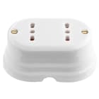 C'ERA UNA VOLTA - Serie Oval 2 prese 10/16A 250V. 8520