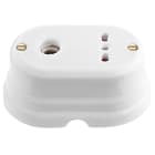 C'ERA UNA VOLTA - Serie Oval 1 Presa 10/16A + TV 2 Prese 8521