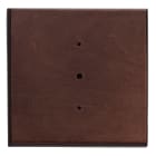 C'ERA UNA VOLTA - Rosetta legno noce rett. 90x90 mm.