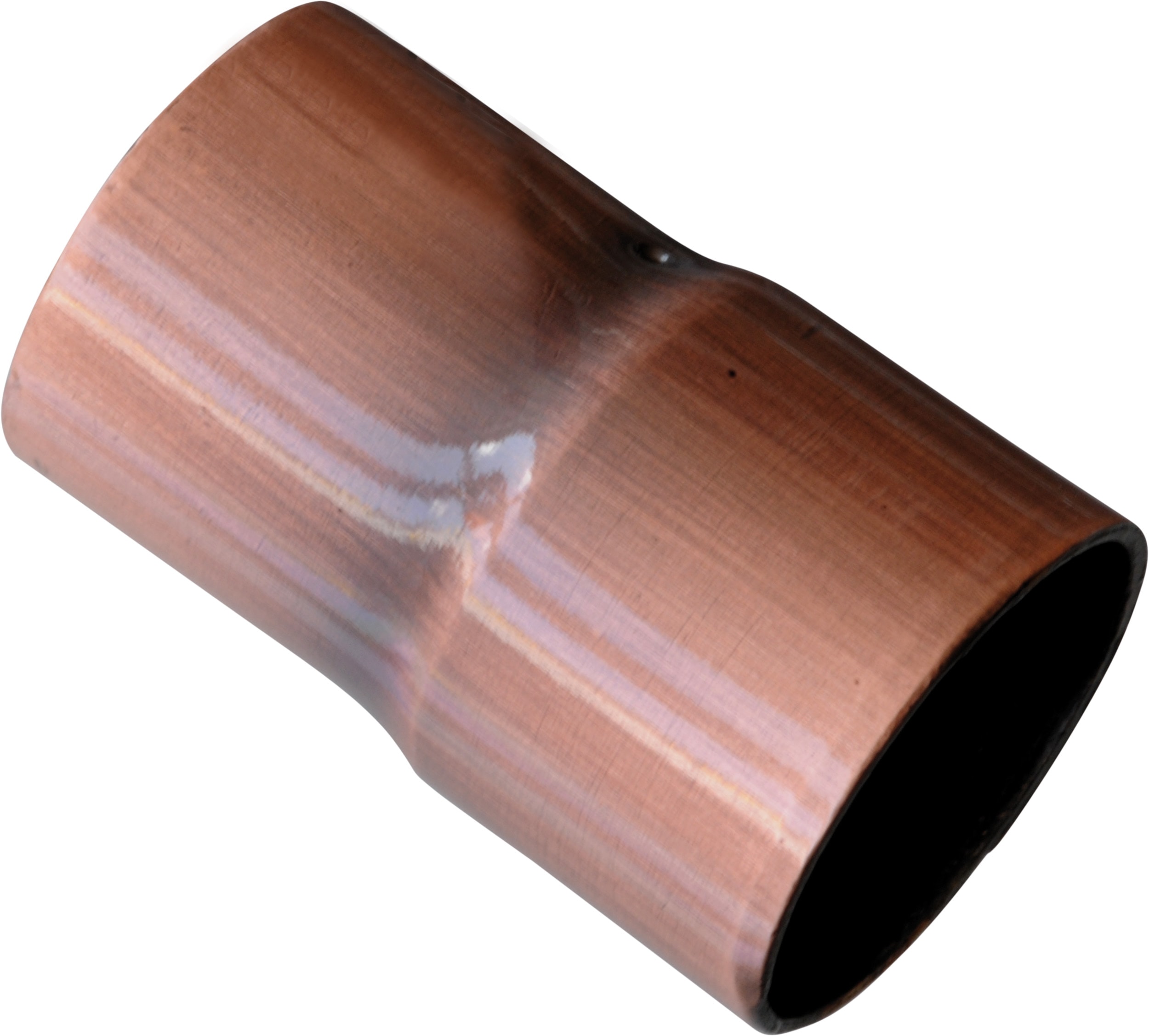 C'ERA UNA VOLTA - Raccordo maschio/femmina in rame anticato diametro 20 mm.