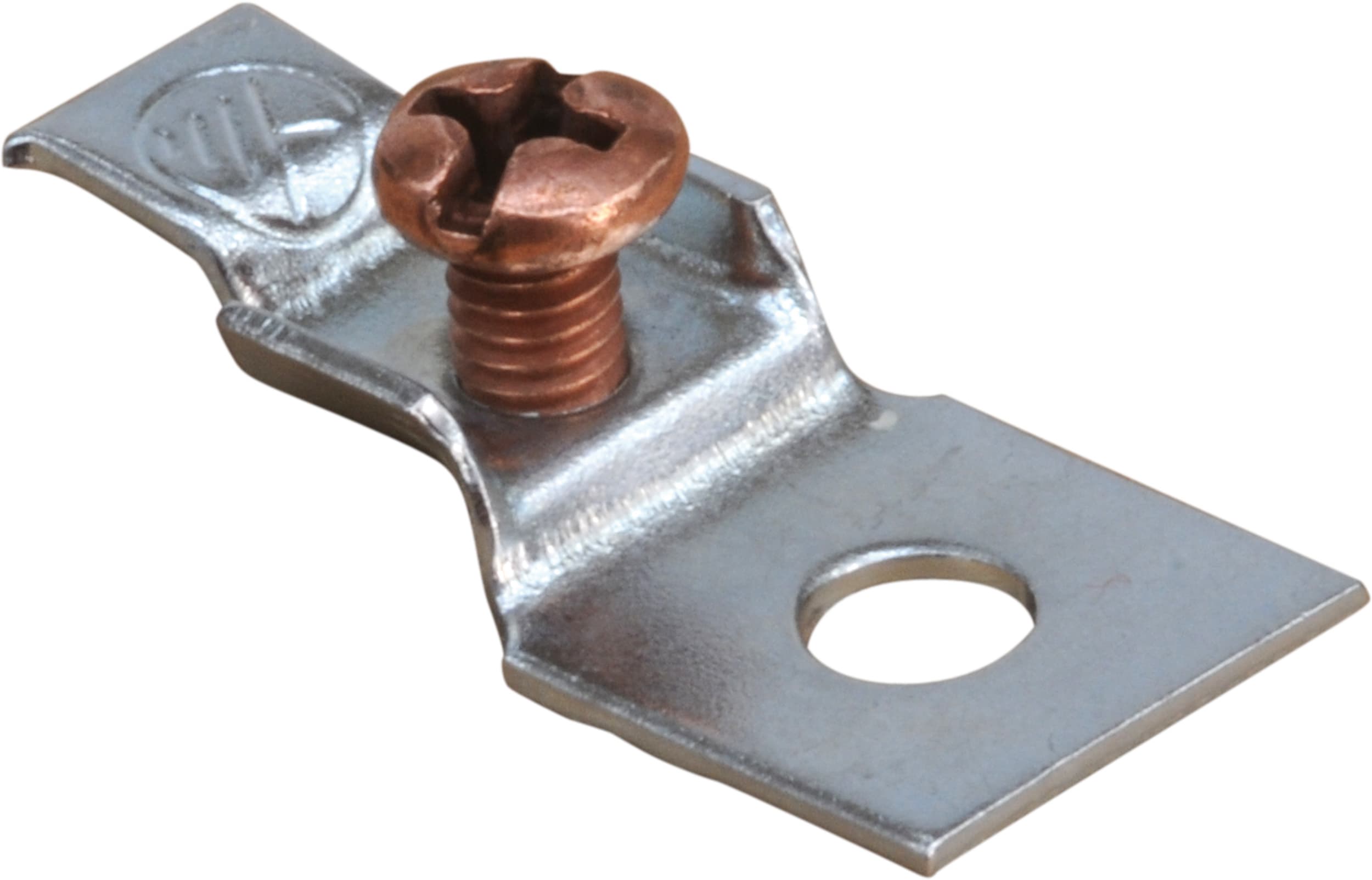 C'ERA UNA VOLTA - Morsetto di terra piatto per scatole rame. 8763