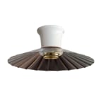 C'ERA UNA VOLTA - Spot porc.e27 con portalampada pieghevole in rame anticato diametro 22.