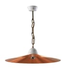 C'ERA UNA VOLTA - Lampada E27 liscio rame satinato diametro 40 cm.