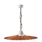 C'ERA UNA VOLTA - Lampada E27 pieghevole in rame satinato diametro 40 cm.