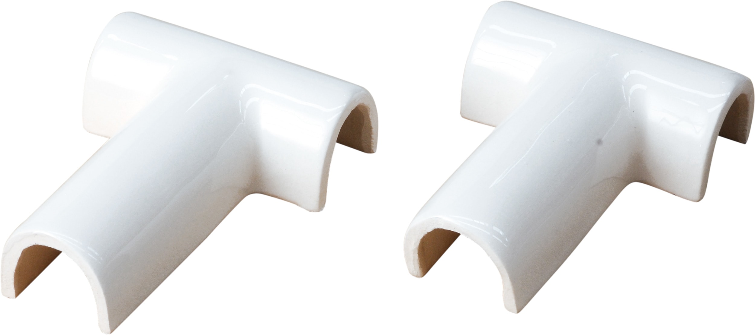 C'ERA UNA VOLTA - Giunto a T copritubo in porc. estetic.