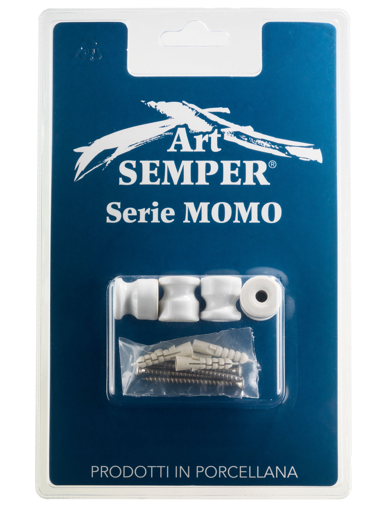 C'ERA UNA VOLTA - Conf. da 4 pz. Isolatori, viti e tasselli.