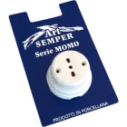 C'ERA UNA VOLTA - Presa polivalente 10/16A 250V CE D.74 mm.