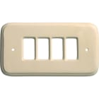 C'ERA UNA VOLTA - Placca copri interruttore 4 fori per un design elegante e funzionale.