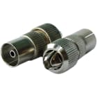 LE PROLUNGHE - Presa TV metallica diametro 9.50 mm.