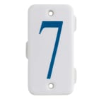 C'ERA UNA VOLTA - Piastri con numeri in porcellana da -1- a -9- per decorare la tua tavola con stile unico.