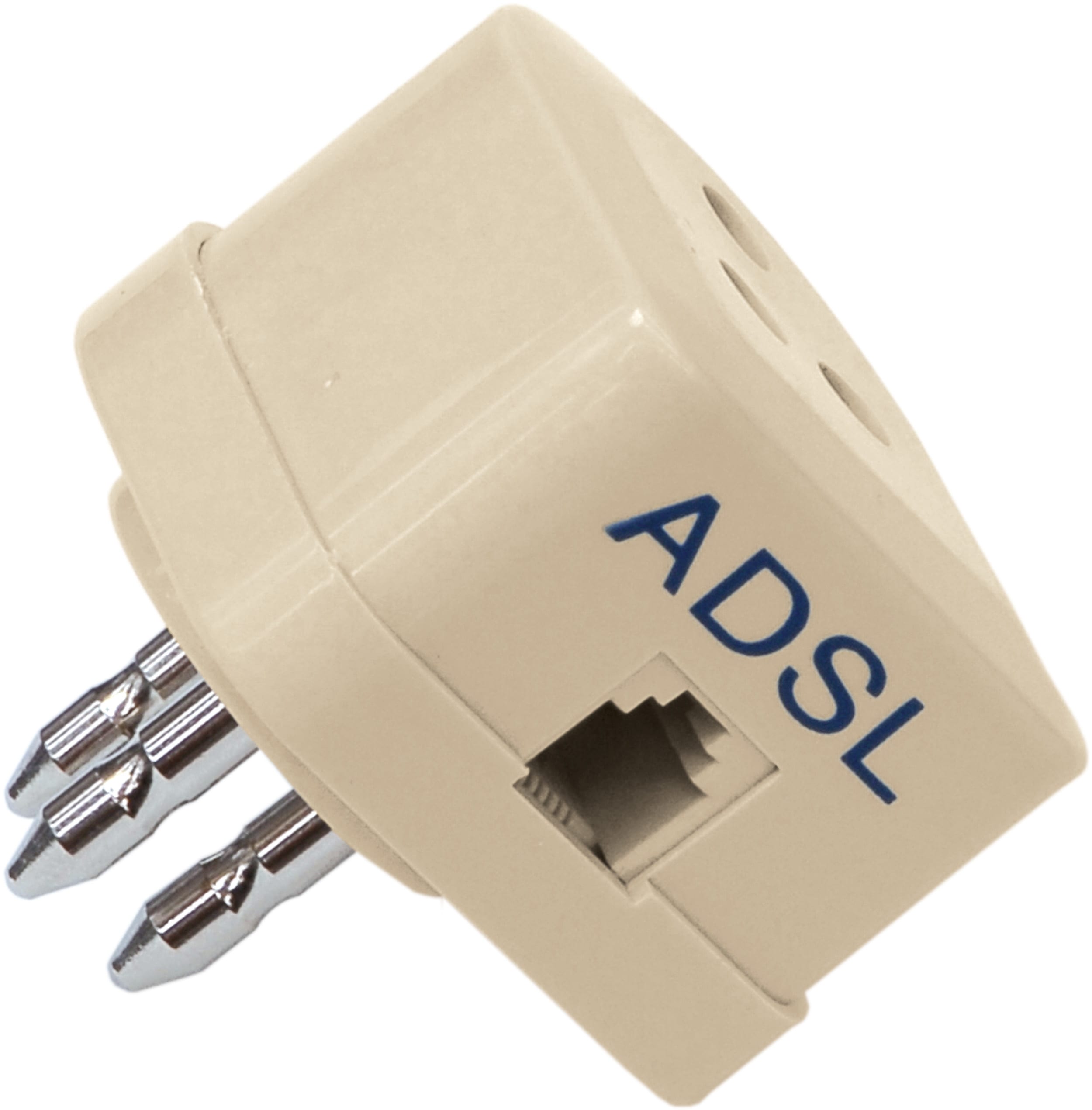 LE PROLUNGHE - Spina/presa 3 poli con uscita linea ADSL.
