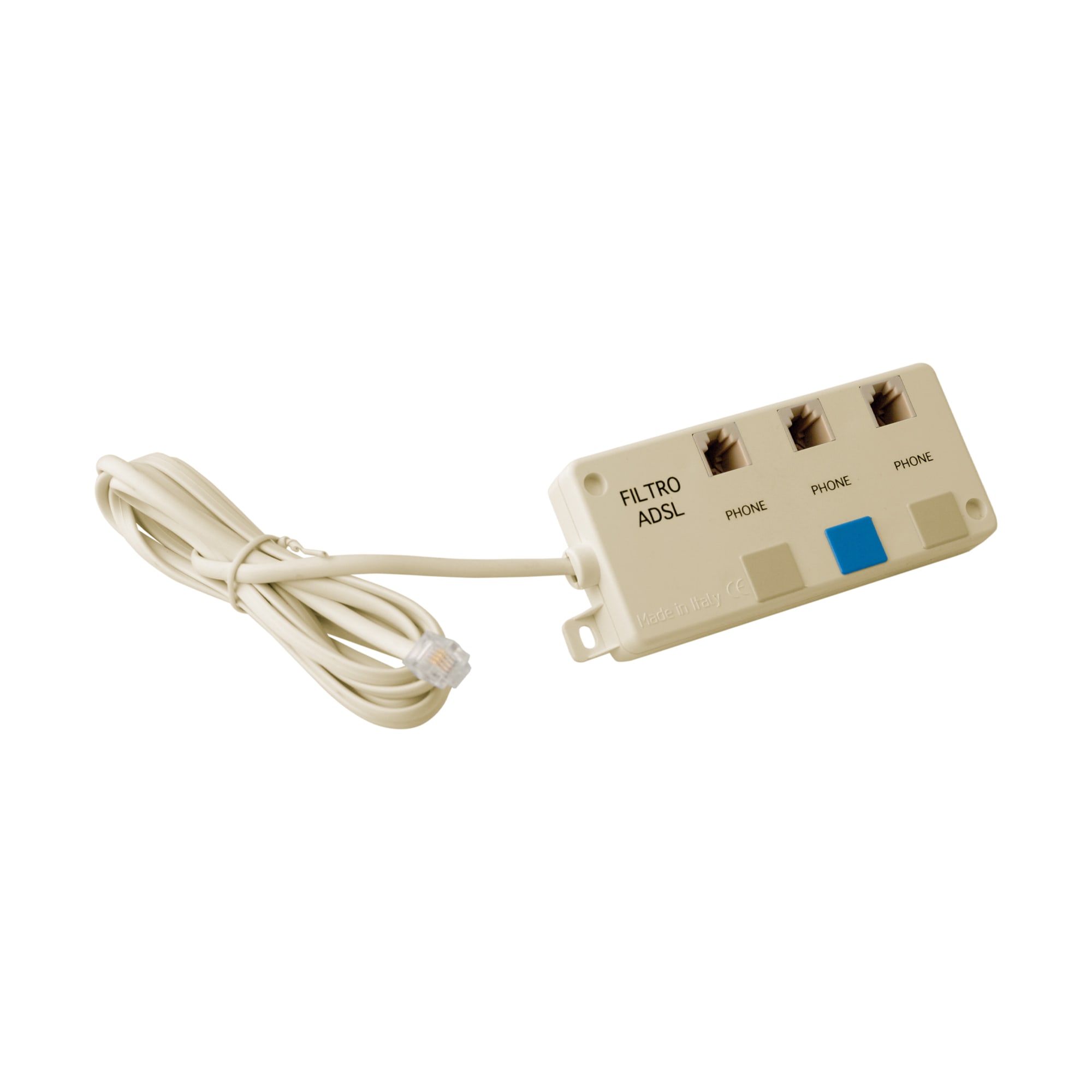 LE PROLUNGHE - Filtro ADSL con 3 uscite telefoniche filtrate.