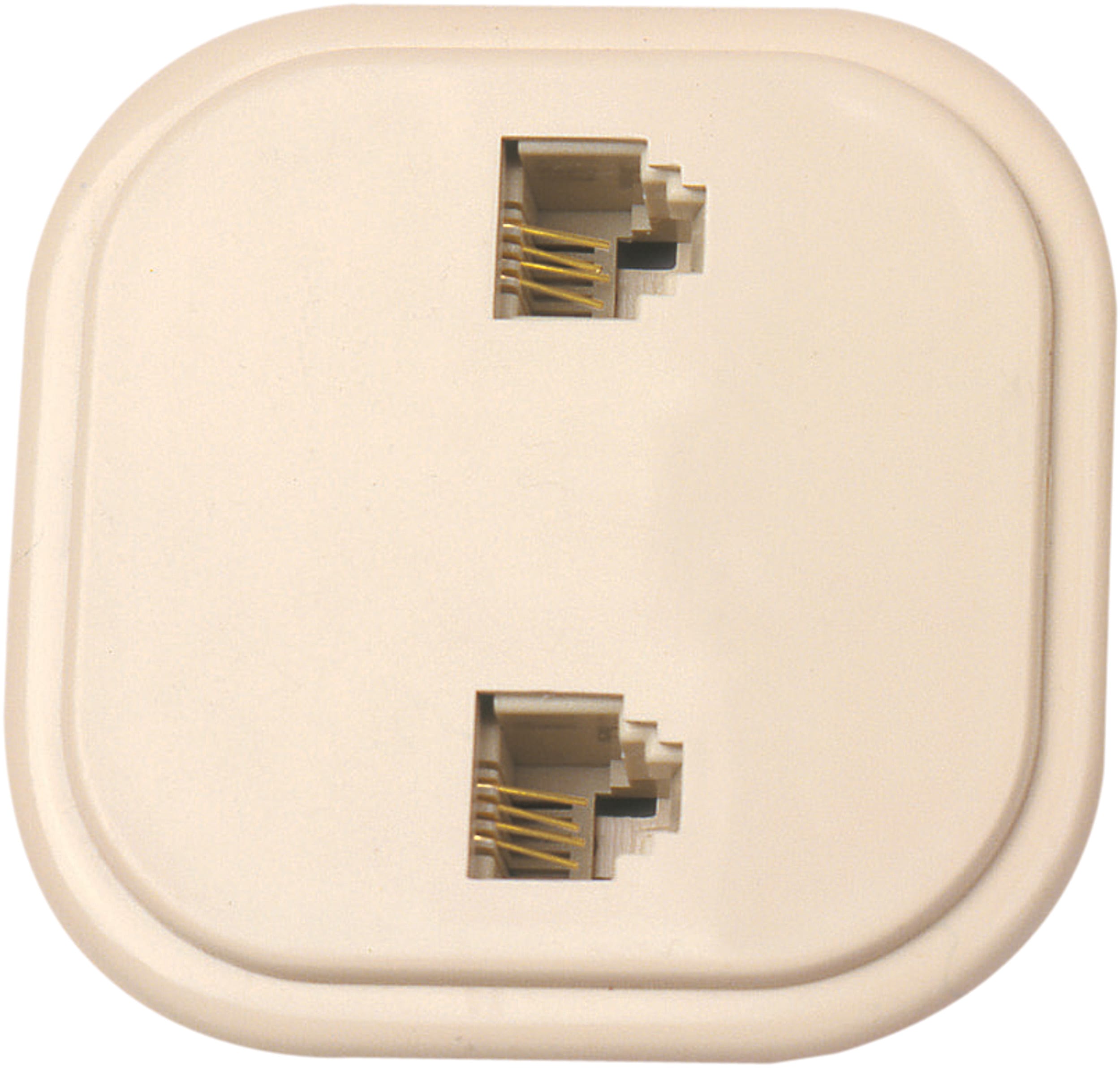 LE PROLUNGHE - Presa parete telefonica con 2 plug 6/4 per connessione efficiente e affidabile.