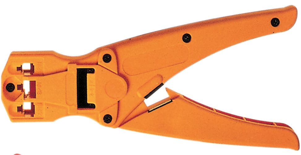 LE PROLUNGHE - Pinza in plastica per plug telefonici 4/6/8. 1074