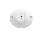 C'ERA UNA VOLTA - Presa 10A 250V Serie Vedo Solo Sopra - Dispositivo elettrico per installazioni domestiche e industriali.