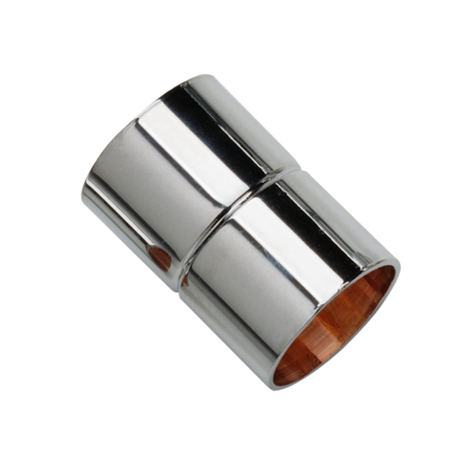 C'ERA UNA VOLTA - Raccordo tubo/tubo diametro 20 cromato lucido. 13002