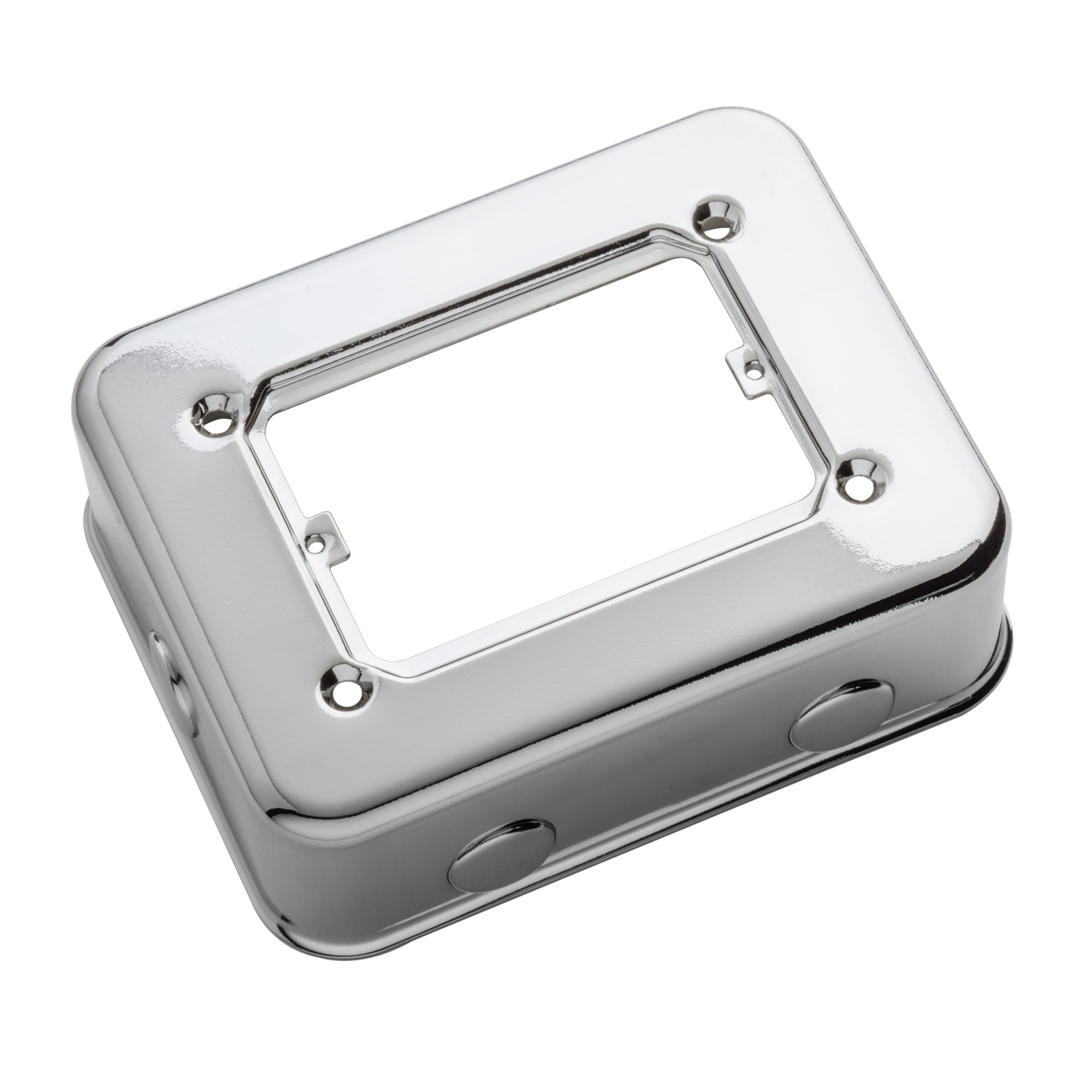 C'ERA UNA VOLTA - Base scatola rettangolare (503) diametro 20 cromatura lucida. 13008