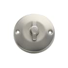 C'ERA UNA VOLTA - Deviatore rotativo 10A 250V cromato opaco per installazioni elettriche.