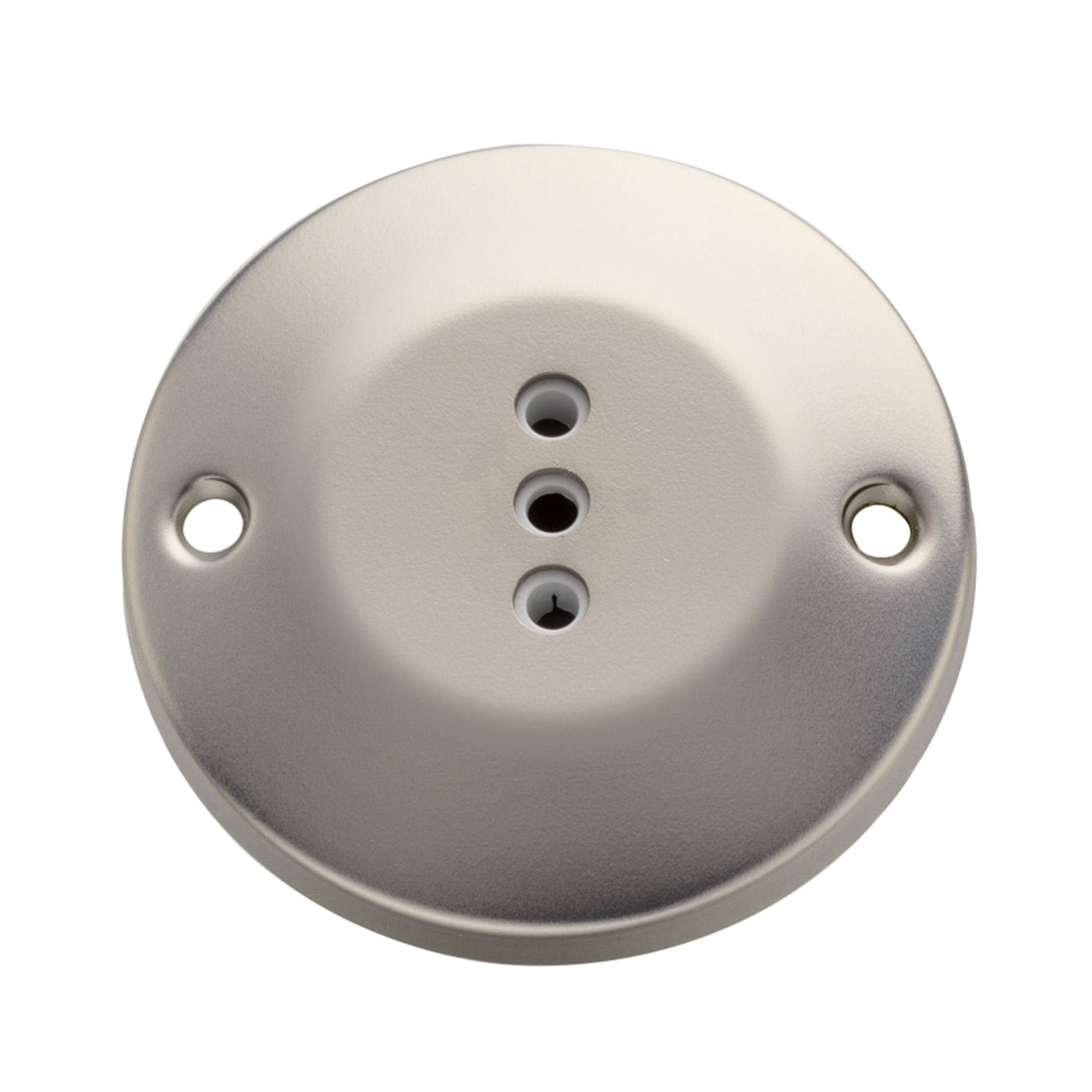 C'ERA UNA VOLTA - Presa 2P+T 10A 250V cromato opaco.