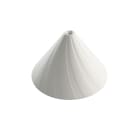 LE PROLUNGHE - Rosone conico BN diametro 110mm e altezza 73mm.