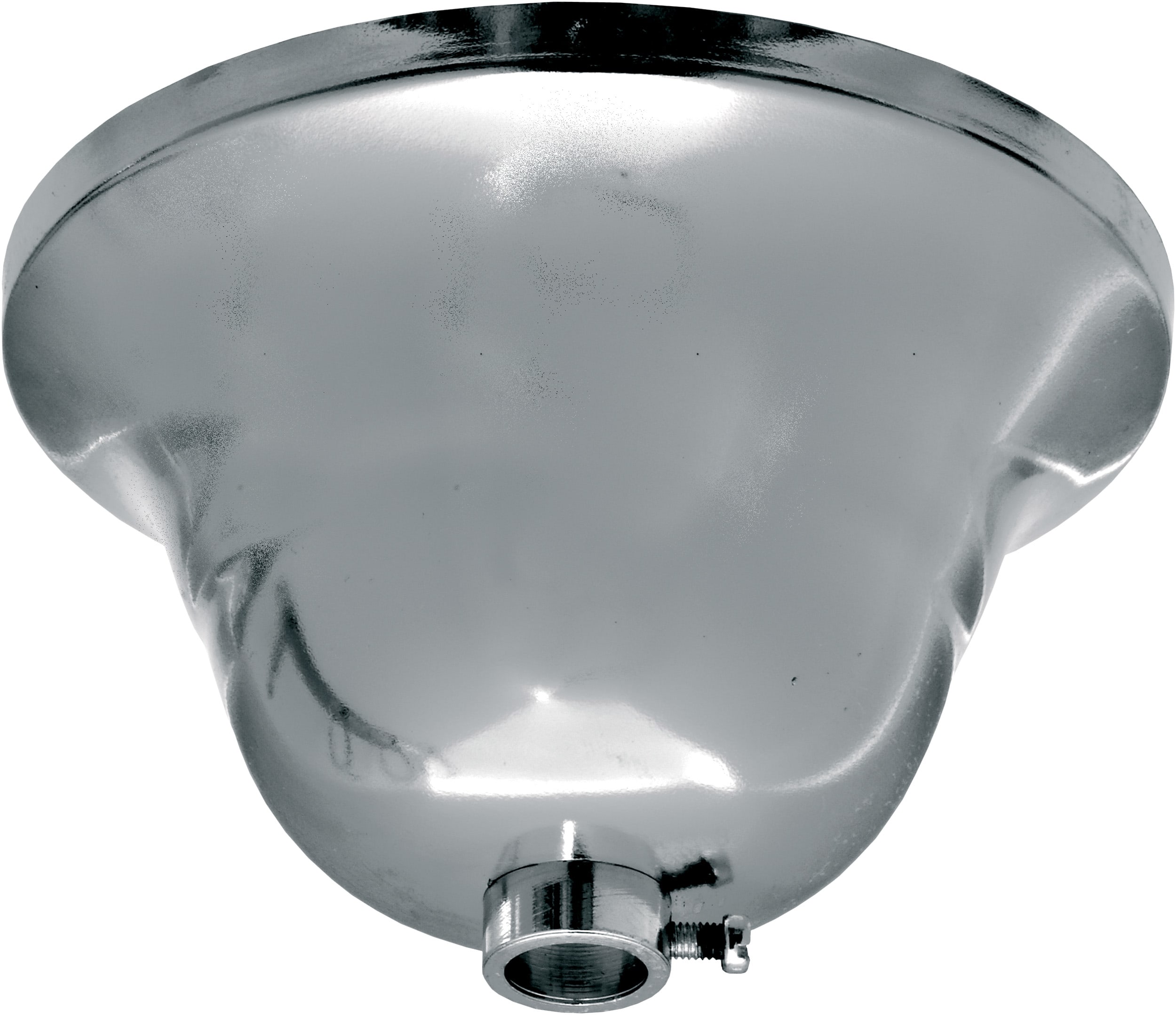 LE PROLUNGHE - Rosone cromato con blocco diametro 90 altezza 58 mm.