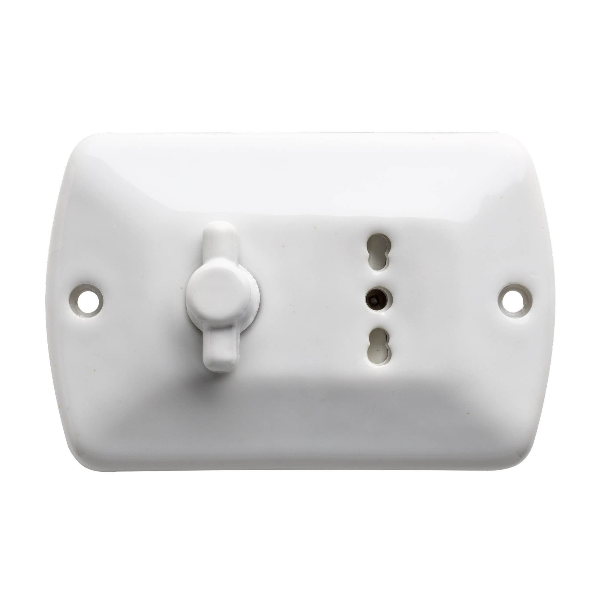 C'ERA UNA VOLTA - 1 interruttore rotativo e 1 presa 10A 250V splendid. 16047