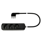 LE PROLUNGHE - Cablaggio USB 3.0 SuperSpeed 1.50 metri Spina 90 gradi Maschio 3 metri Nero. 263/3-N