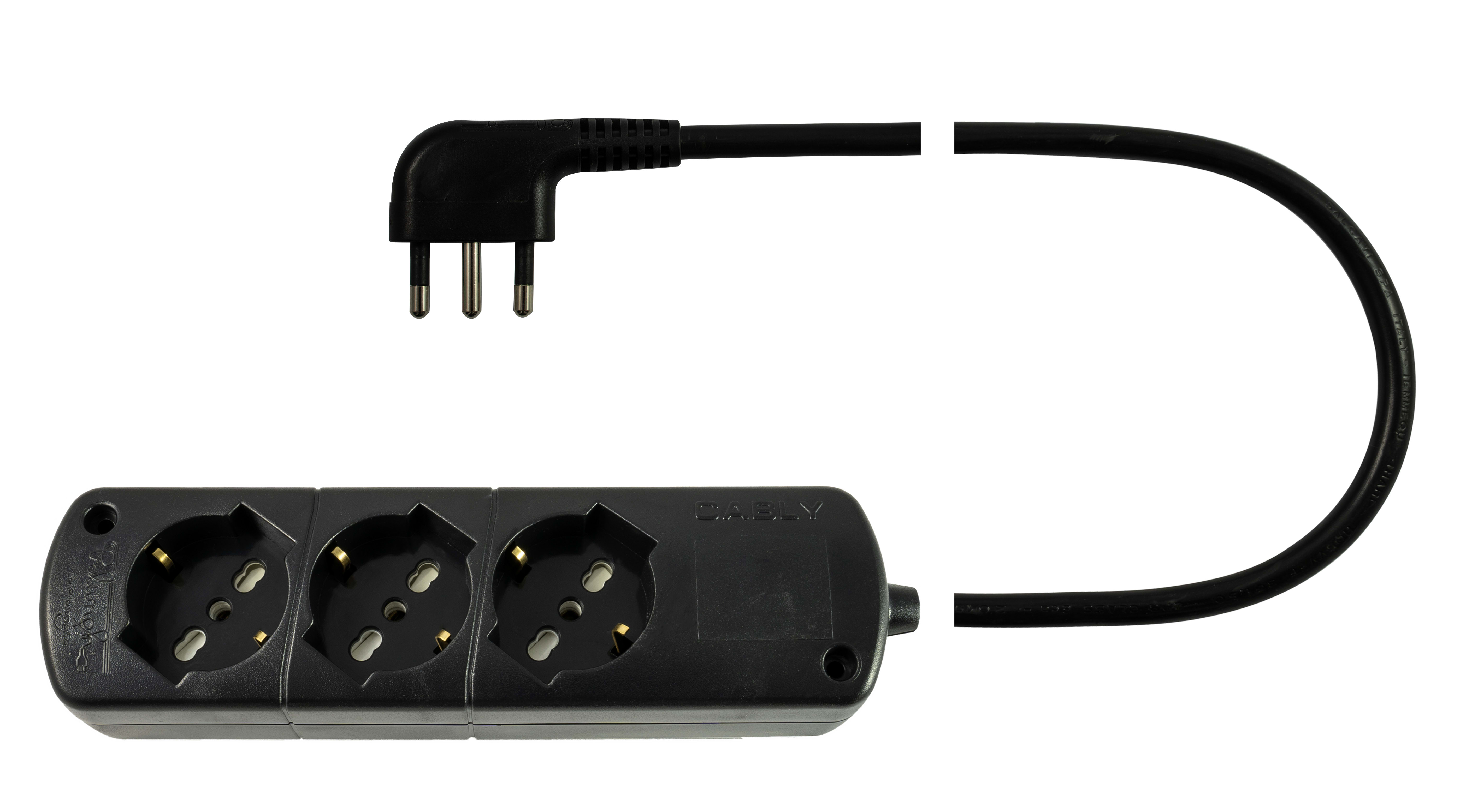 LE PROLUNGHE - Cablaggio USB 3.0 SuperSpeed 1.50 metri Spina 90 gradi Maschio 3 metri Nero.