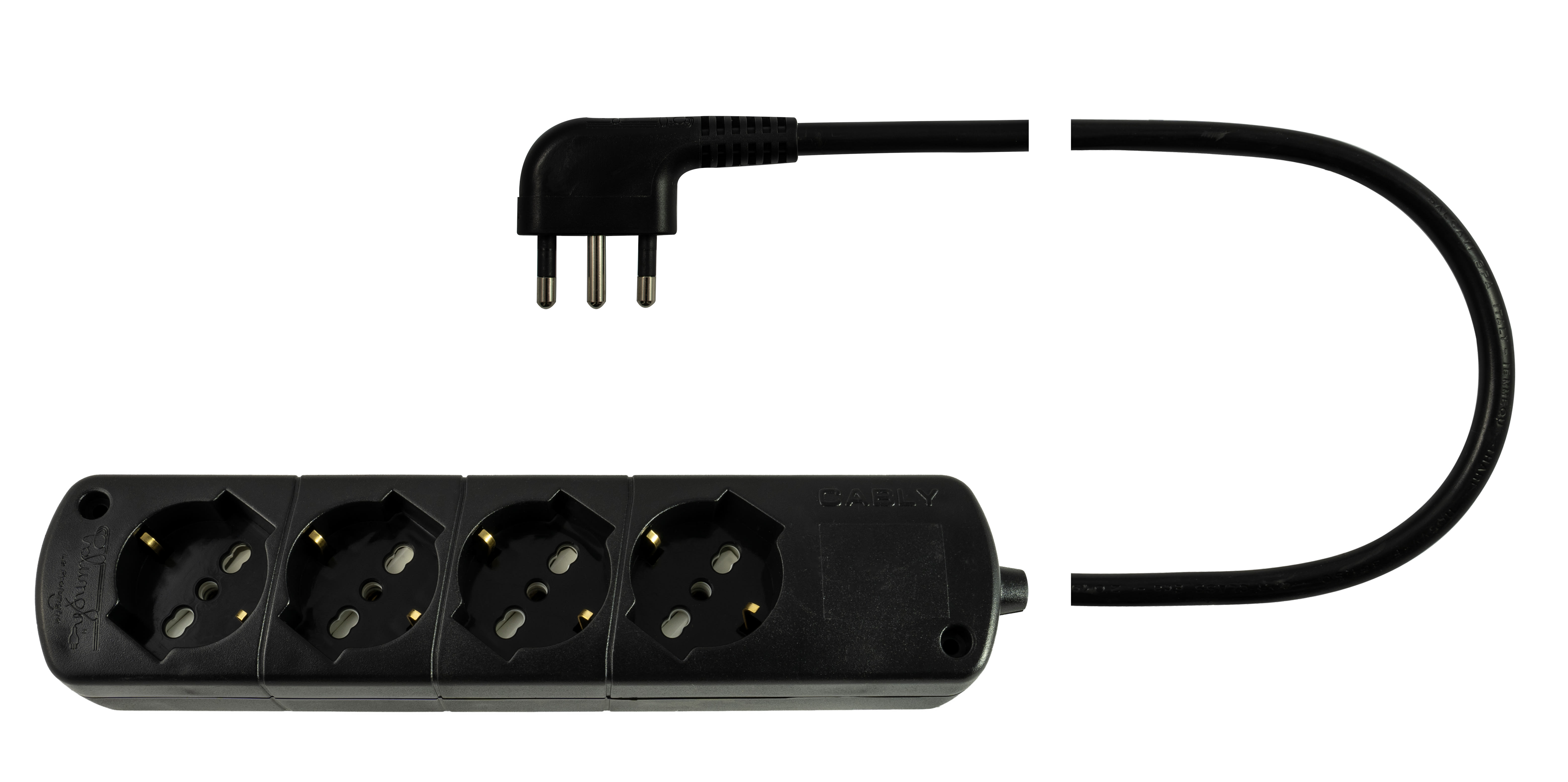 LE PROLUNGHE - Cably U.4U S/Int 3G1.50 Sp.90d Mt.3 Ne. 264/3-N