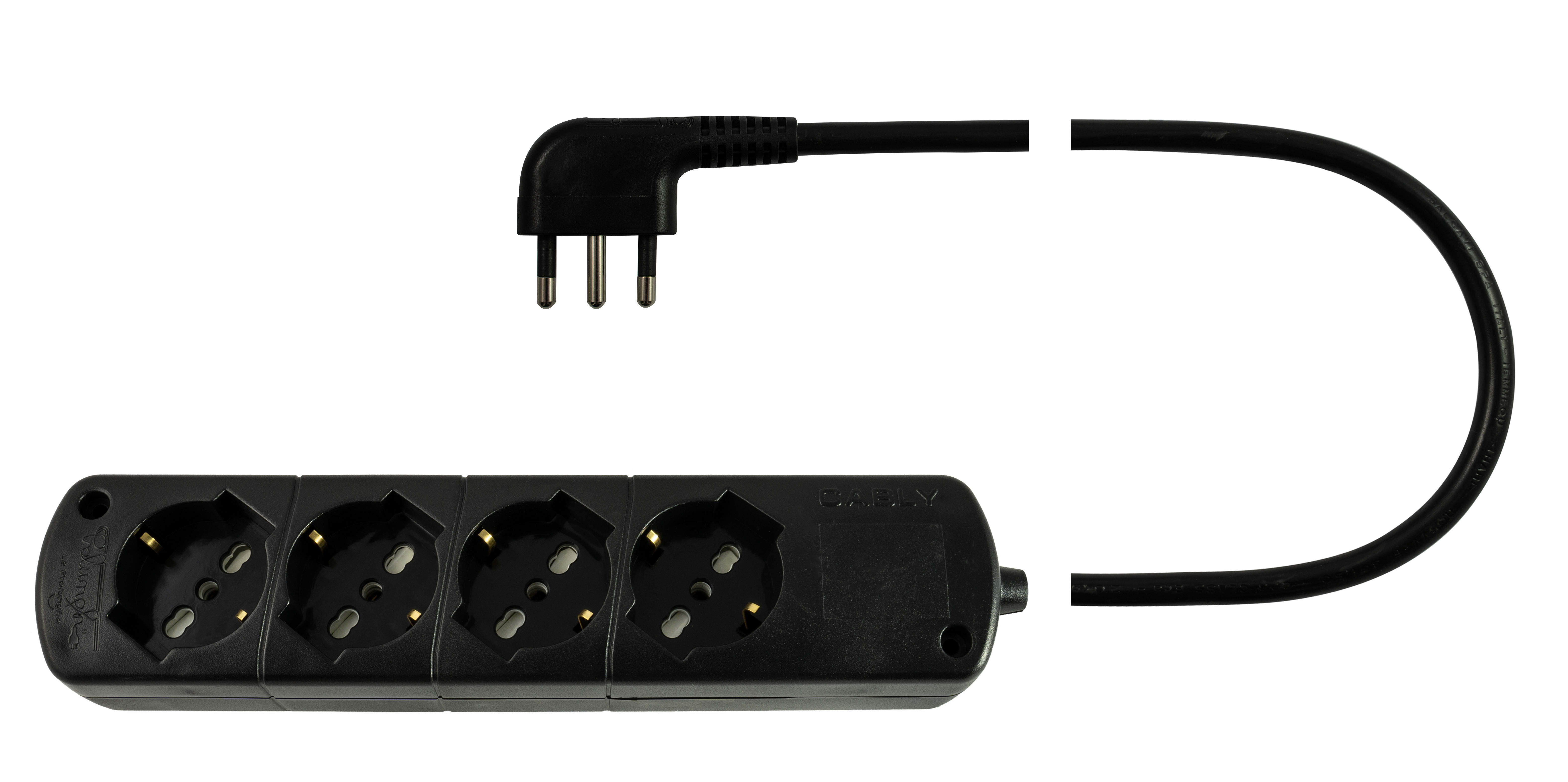 LE PROLUNGHE - Cably U.4U S/Int 3G1.50 Sp.90d Mt.3 Ne.