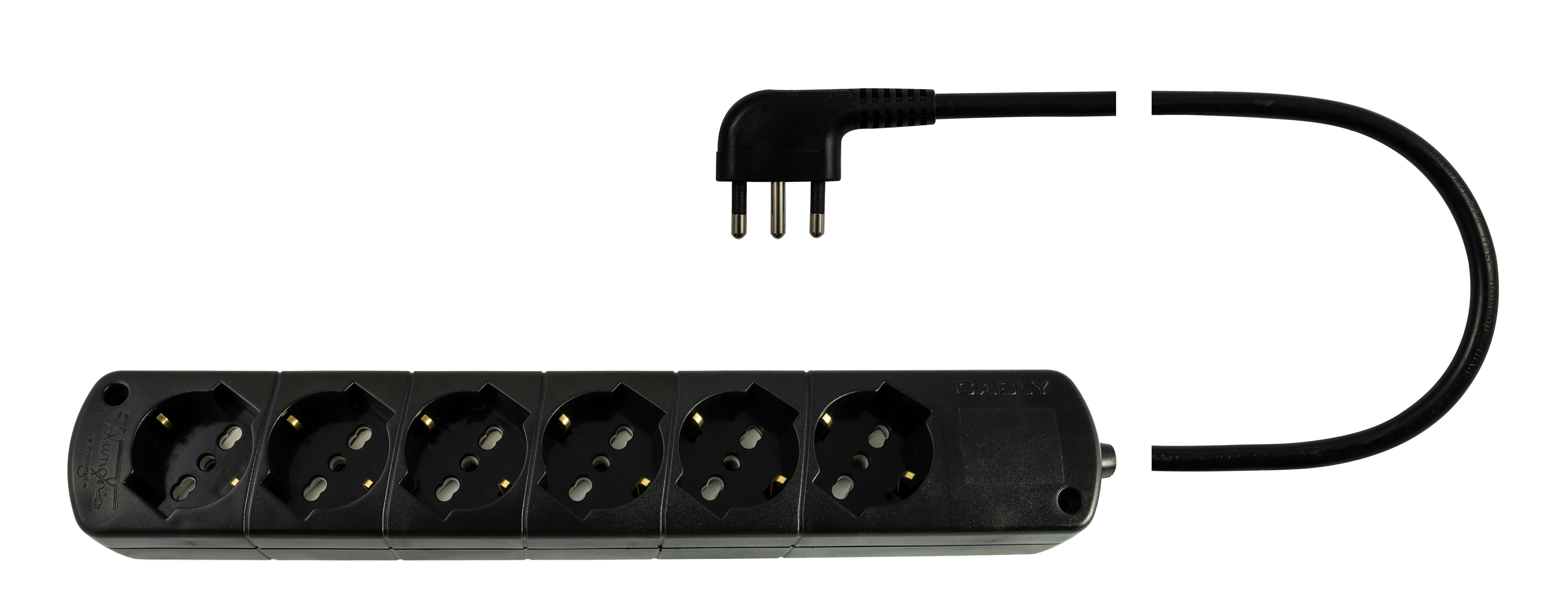 LE PROLUNGHE - Cably U.6U S/Int 3G1.50 Sp.90d Mt.1.5 Ne.