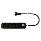 LE PROLUNGHE - CABLY U.4U con interruttore 3G1.50 spina/schuko, lunghezza cavo 3 metri.