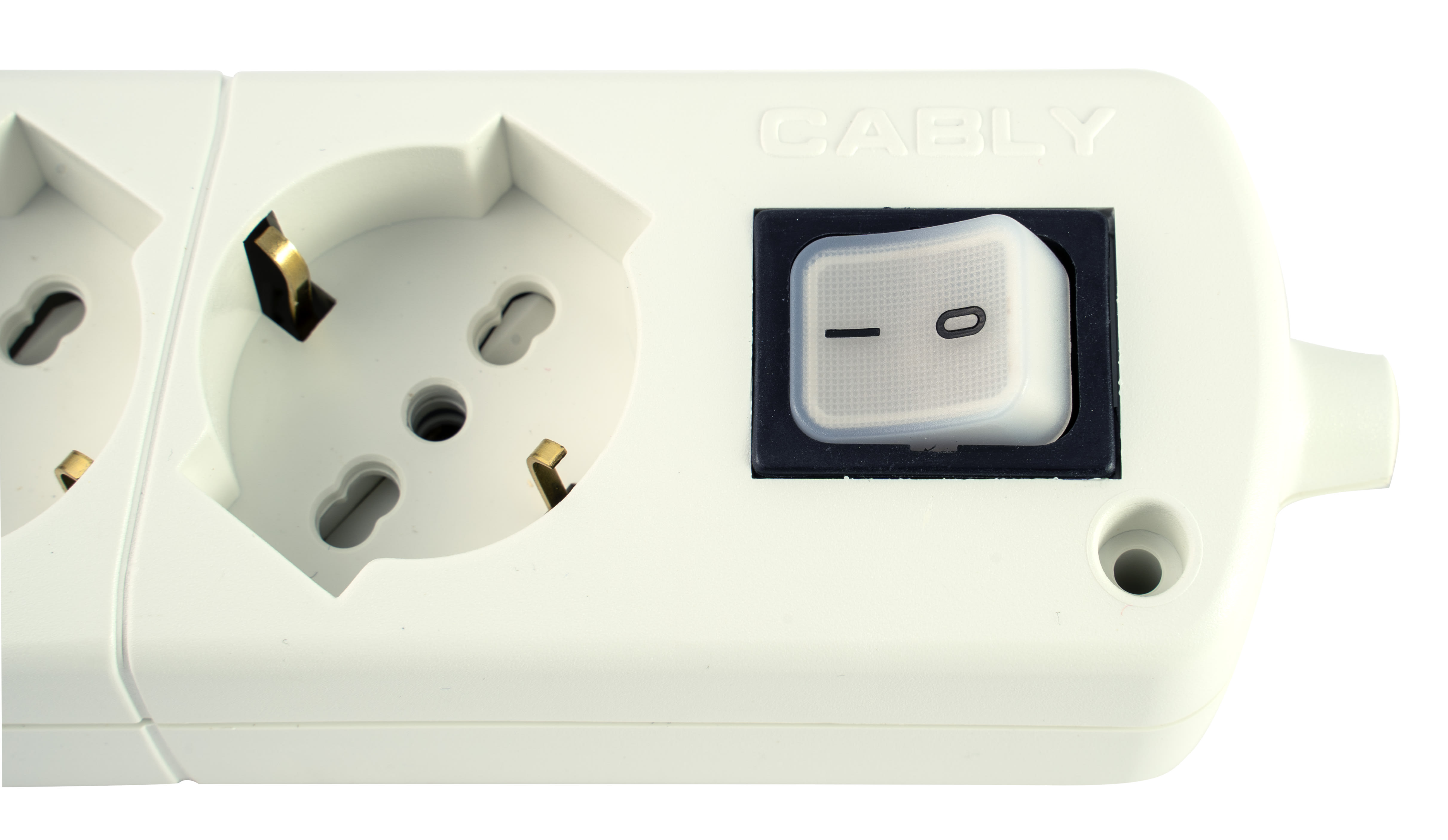 LE PROLUNGHE - Cavo di alimentazione elettrica CABLY U.3U C/IN 3G1.5 SP16A MT1.5 BN SAC.