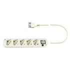 LE PROLUNGHE - Cavo elettrico U.5U con isolamento in PVC 3G1.5, sezione 16mm², montaggio a parete, lunghezza 1.5 metri, colore nero.