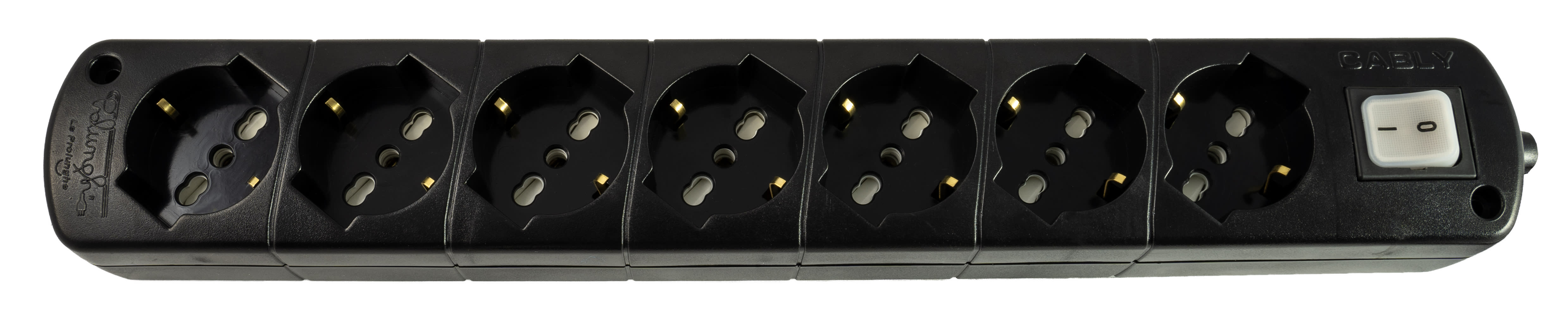 LE PROLUNGHE - Cavetto universale 7U con interruttore incluso. 317/N