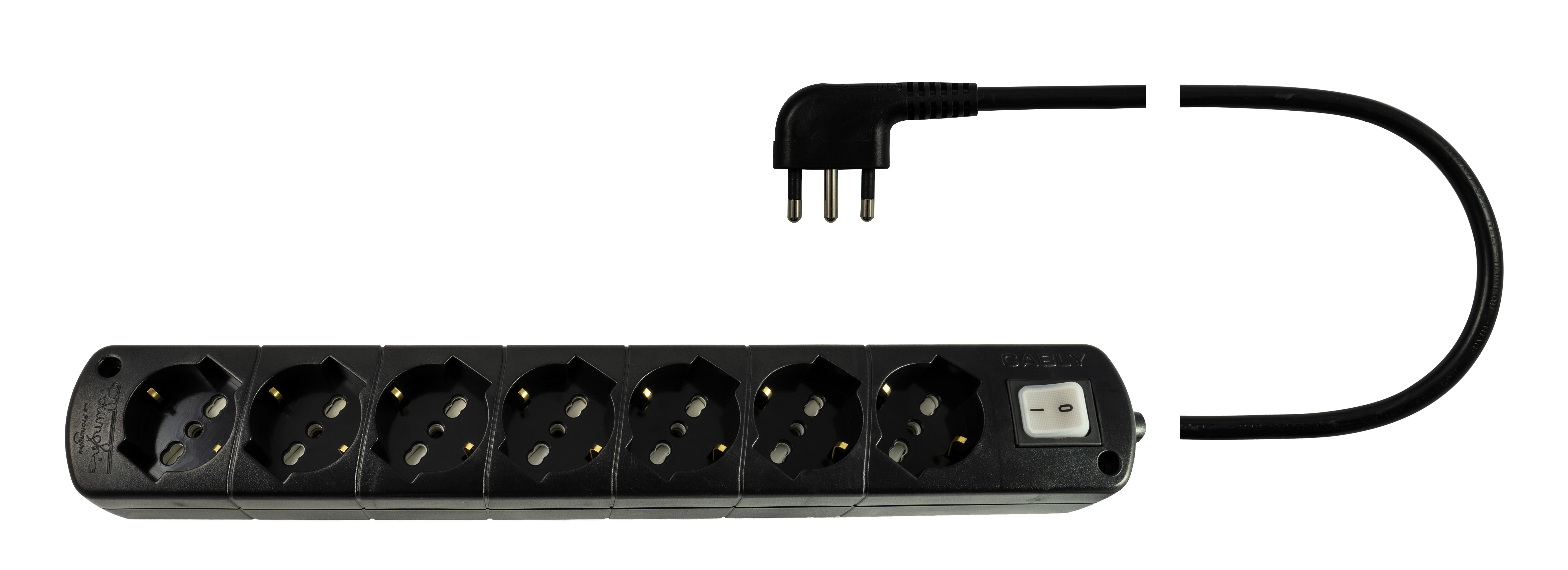 LE PROLUNGHE - Cablaggio U.7U C/IN 3G1.50 SP16A 90D/90? MT.3 NE.