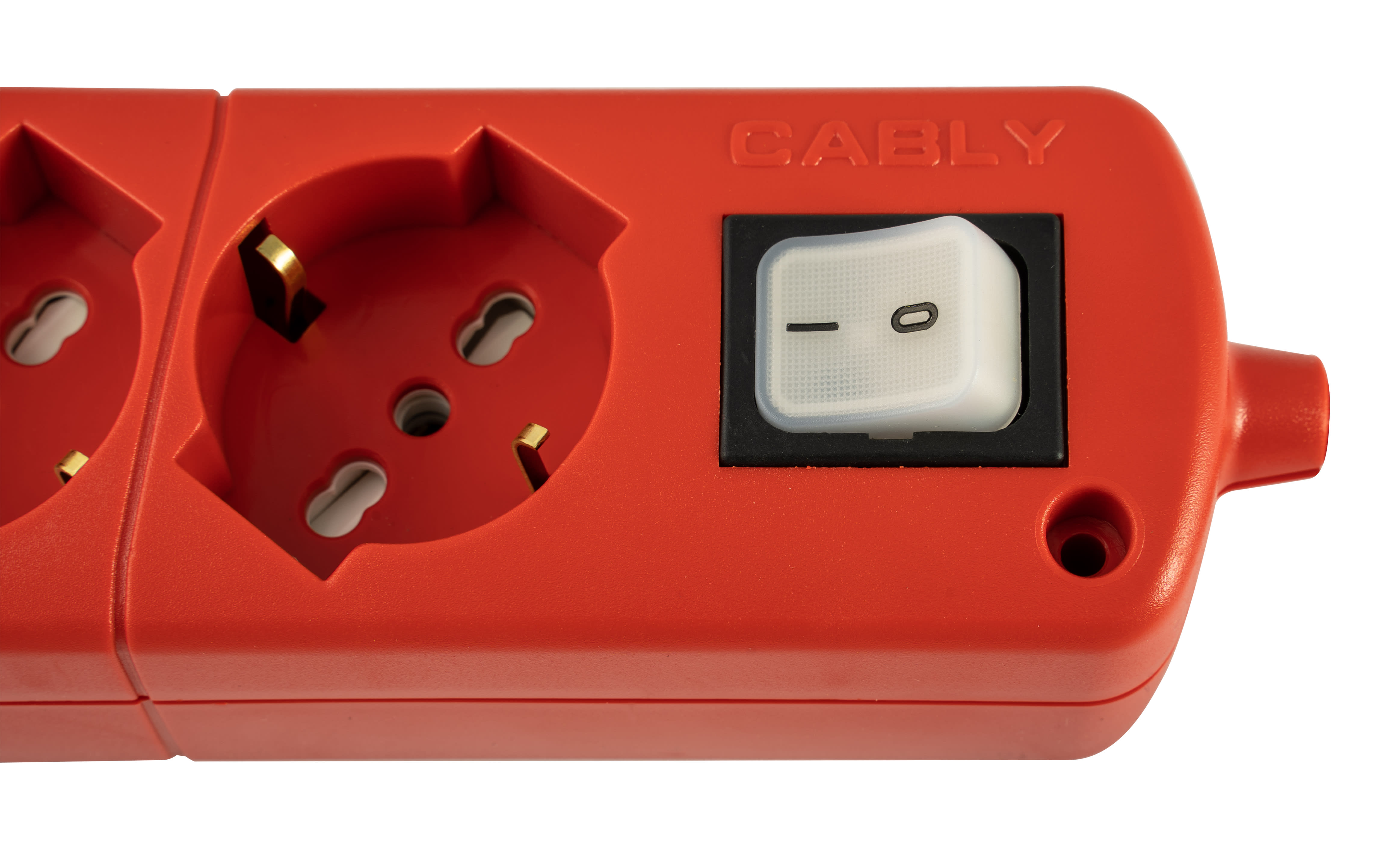 LE PROLUNGHE - CABLY U.5P 10/16A+SCH 3G1.5 MT.1.5 ROSSO.