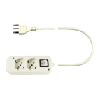 LE PROLUNGHE - Cably 2 Multipresa 3G1.5 MT.1.5 SP16A BN.