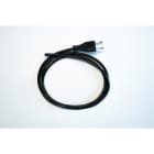 LE PROLUNGHE - Prolunga elettrica 2x0.75 H03 MT.5 senza spina 10A nero. 4015/5-N