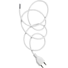 LE PROLUNGHE - Prolunga Lineare 2x0.75 H03 MT.5 Senza Spina 10A Bianco.