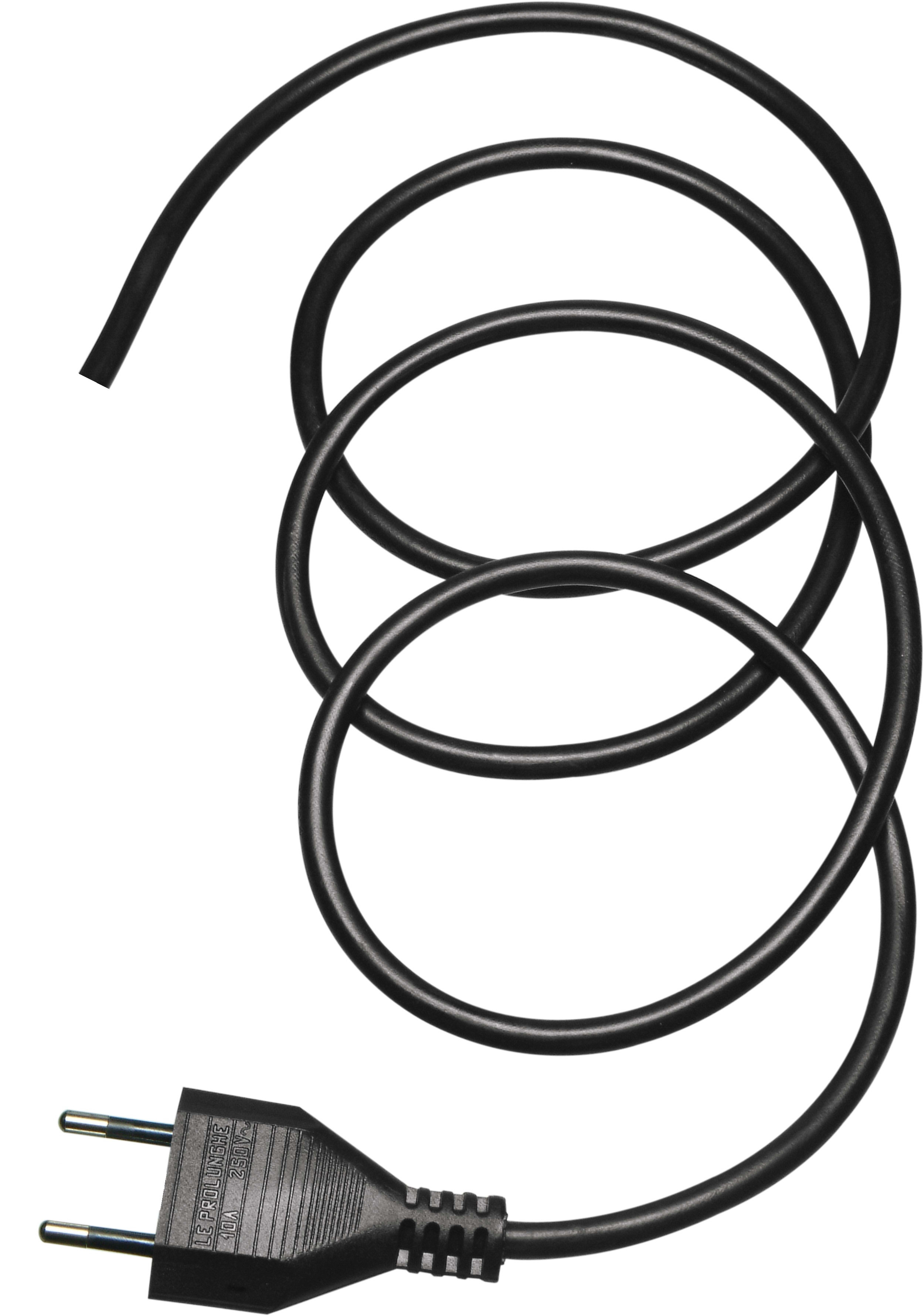 LE PROLUNGHE - Prolunga elettrica 2x0.75 H05 MT.3 senza spina 10A NE.