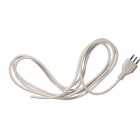 LE PROLUNGHE - Prolunga elettrica 3 prese 0.75 metri 1.50 switch/spina 10A bianco.