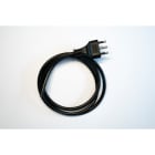 LE PROLUNGHE - Prolunghe elettriche 3 prese 1 metro 5 senza spina 16A nero.