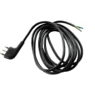 LE PROLUNGHE - Prolunga Linea con Spina 16A 90 Gradi 3G1 MT.3 Nero.