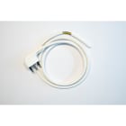 LE PROLUNGHE - Prolunga elettrica con spina 16A angolata a 90 gradi, sezione 3x1 mmq, lunghezza 3 metri, colore bianco.