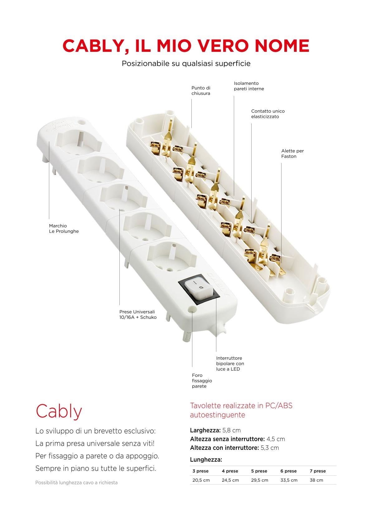 LE PROLUNGHE - Cably U.6U C/IN 3G1.5 SP/SCH 90DMT1.5 BN?